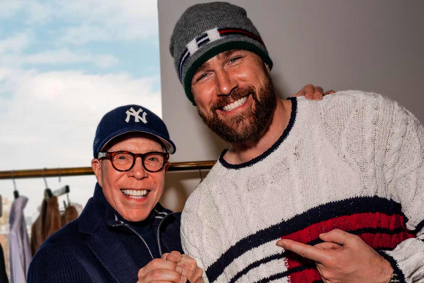 Travis Kelce Tommy Hilfiger collaboration